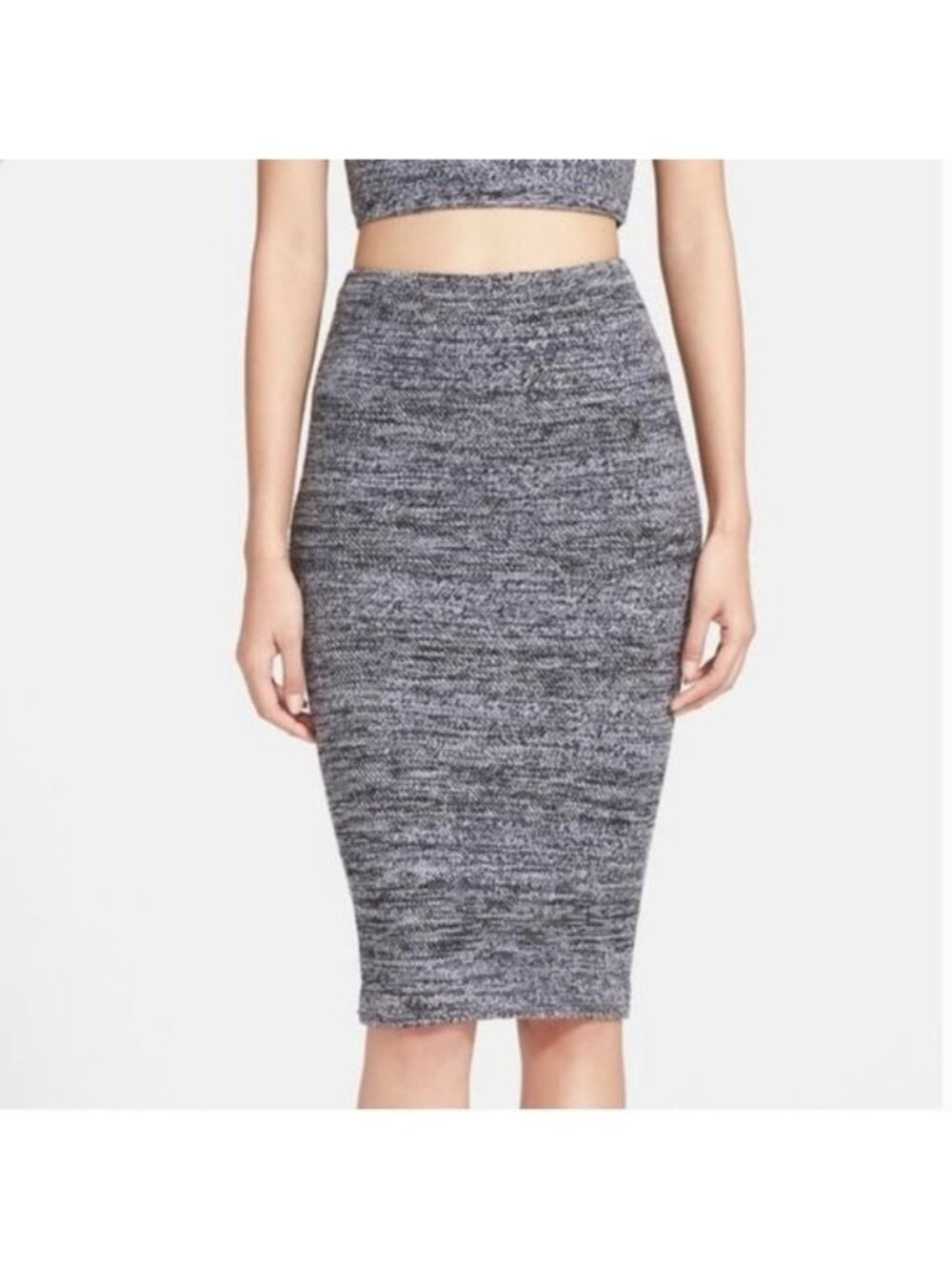 Alice + Olivia Employed Wool Sweater Pencil Skirt size Large